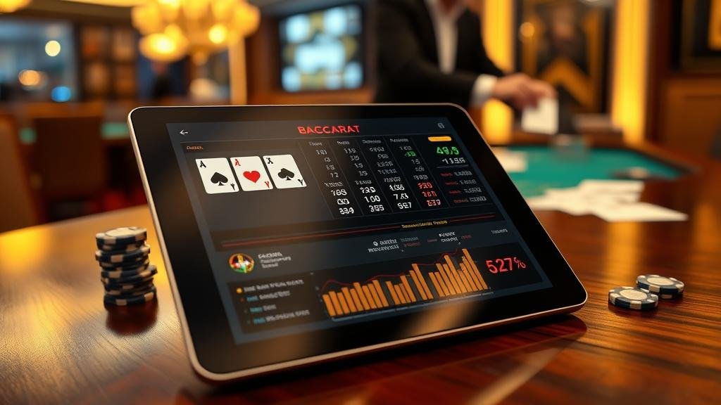 บรรยากาศการเล่นบาคาร่าสด