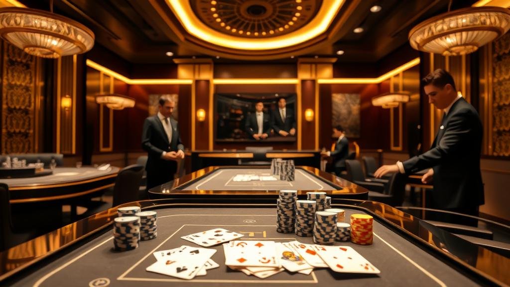 การเปิดไพ่บาคาร่าสดบนหน้าจอเดสก์ท็อป