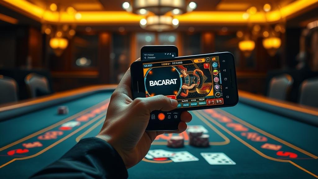 สถิติบาคาร่า รูปแบบมังกรและปิงปองบนแท็บเล็ต