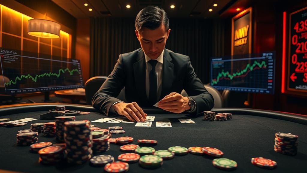 ภาพกราฟตลาดหุ้นต่างประเทศและตัวเลขนำโชค