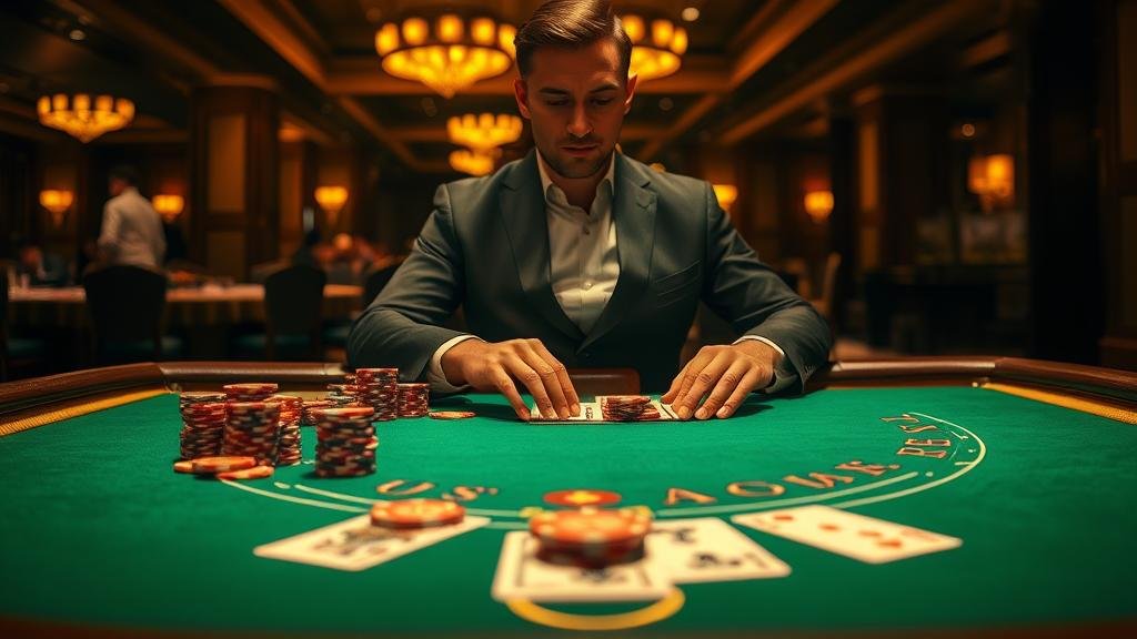 นักพนันกำลังวิเคราะห์สถิติบาคาร่าสด