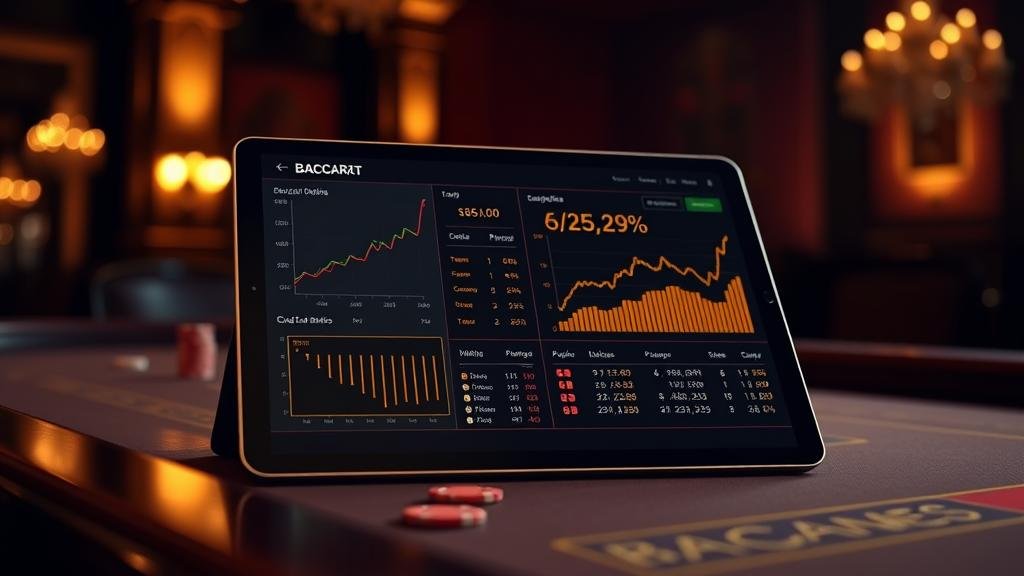 กราฟแสดงการบริหารจัดการเงินทุนบาคาร่า