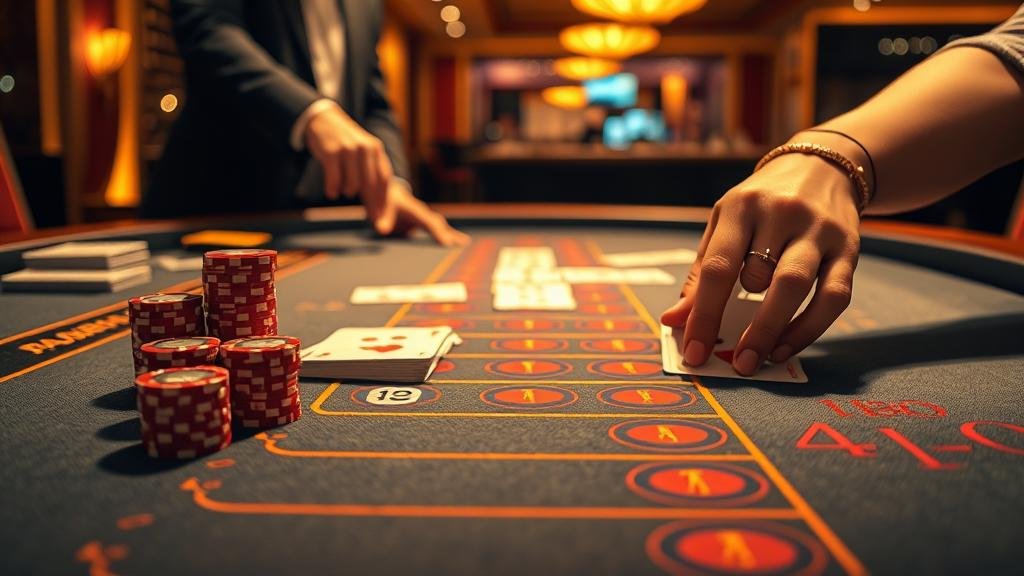 หน้าจอเกมบาคาร่า Pragmatic Live และ Asia Gaming