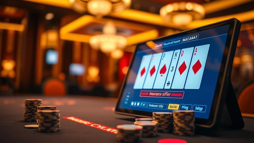 ตารางแสดงเค้าไพ่บาคาร่า