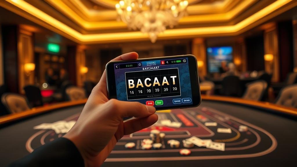 การดูสถิติบาคาร่าบนแท็บเล็ต