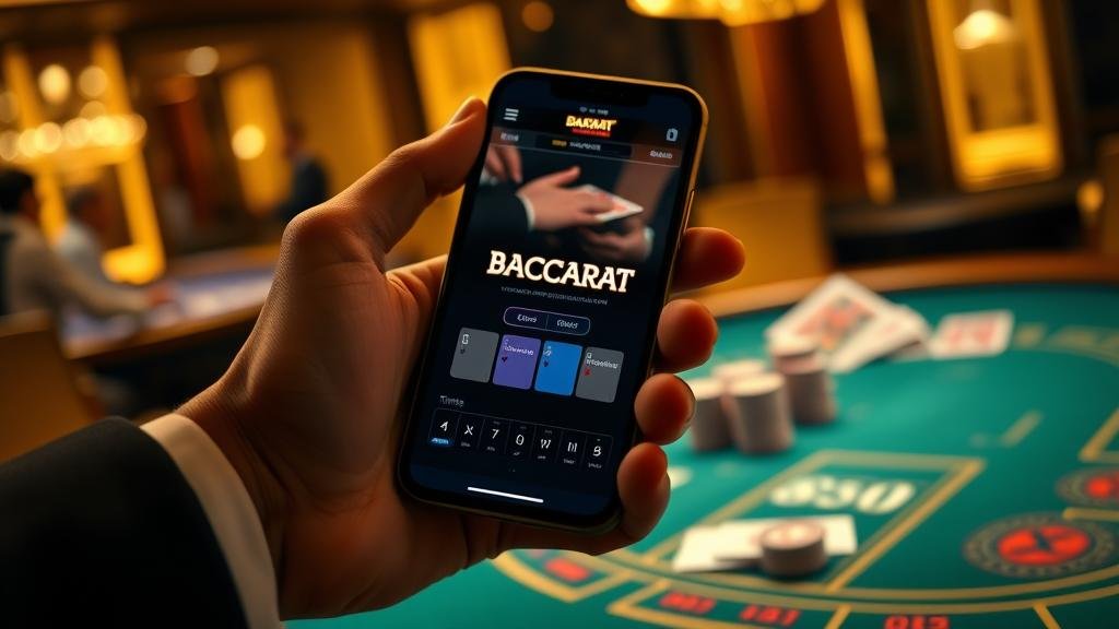 การเลือกห้องบาคาร่าบนเดสก์ท็อปและมือถือ