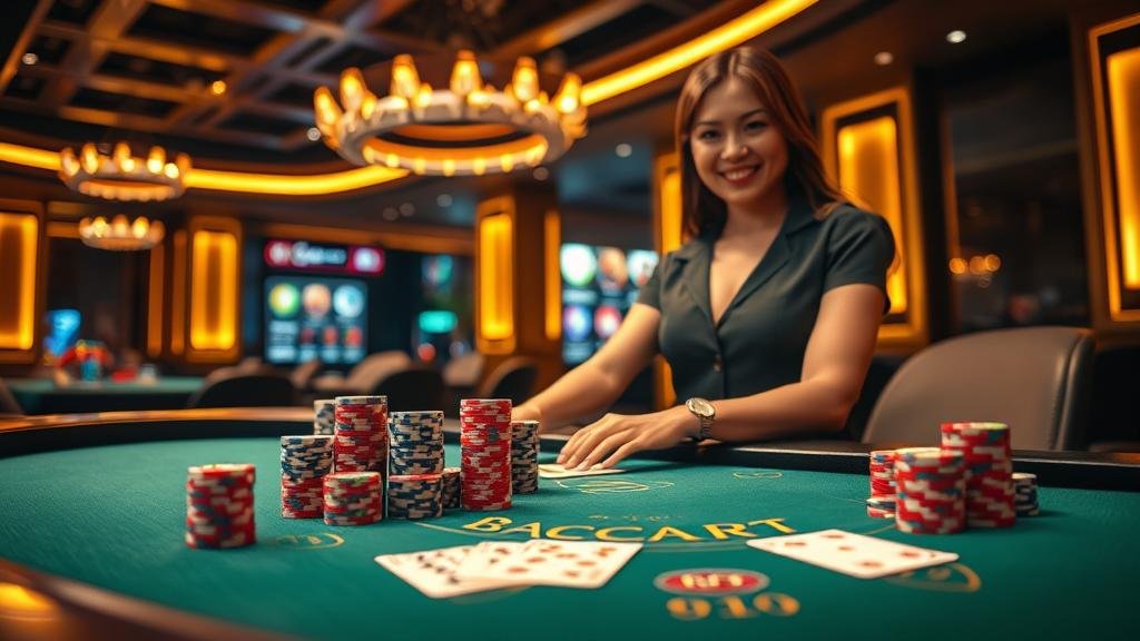 กราฟแสดงสถิติและกลยุทธ์การเดิมพันบาคาร่า