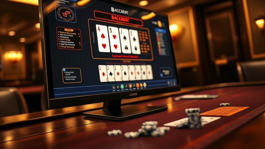 ภาพสัญลักษณ์การตั้งเป้ากำไรและการบริหารความเสี่ยงบาคาร่า