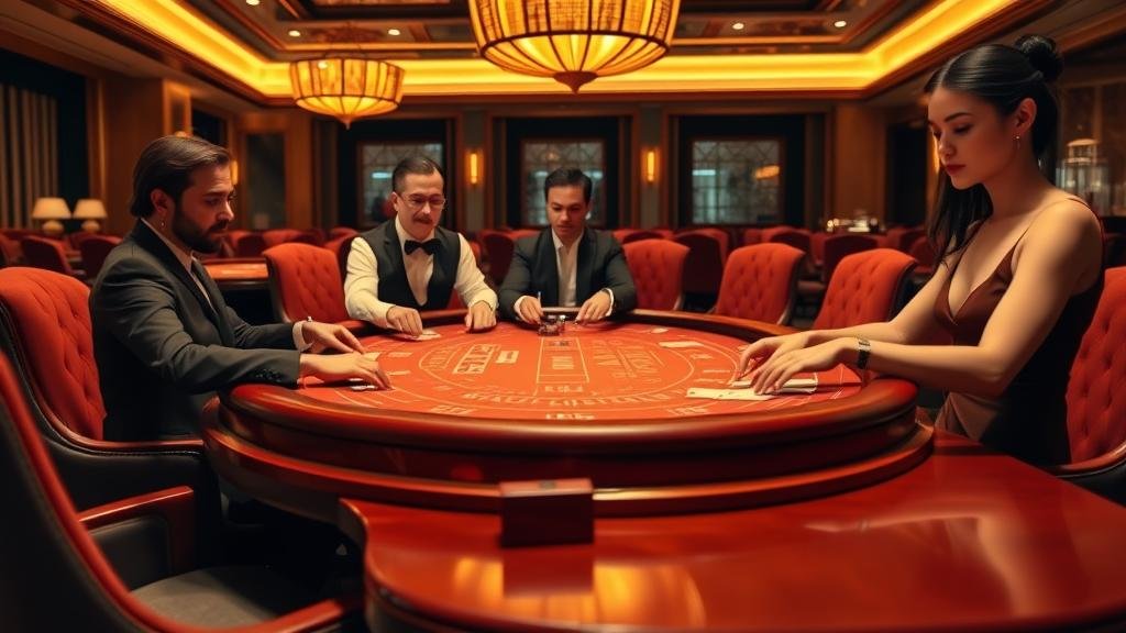 อินเทอร์เฟซเกมบาคาร่าสด BBIN พร้อมตารางเค้าไพ่