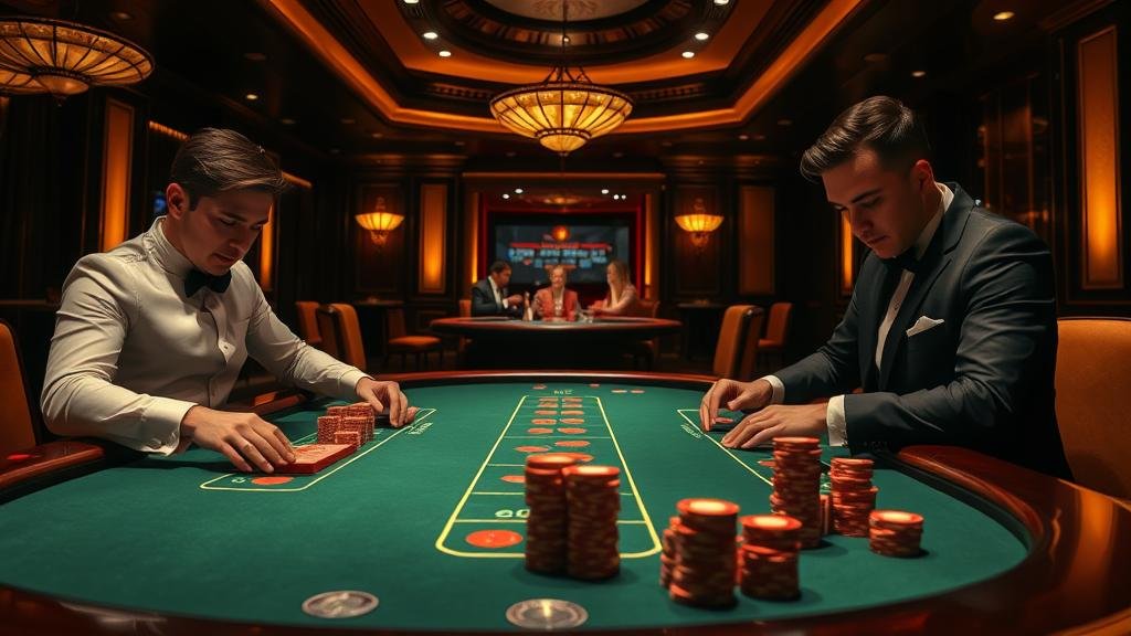 ภาพแสดงเค้าไพ่บาคาร่ารูปแบบต่างๆ