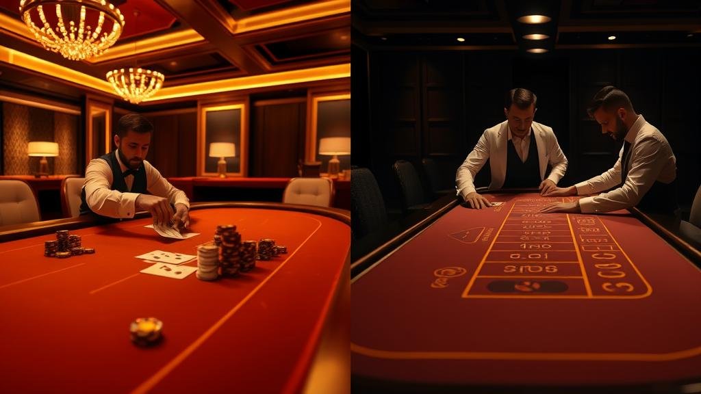 เปรียบเทียบหน้าจอ บาคาร่า AE SA DG