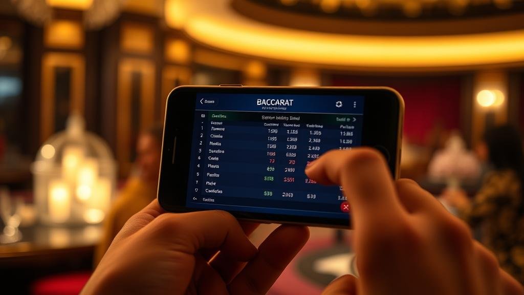 กราฟสถิติบาคาร่าบนมือถือ