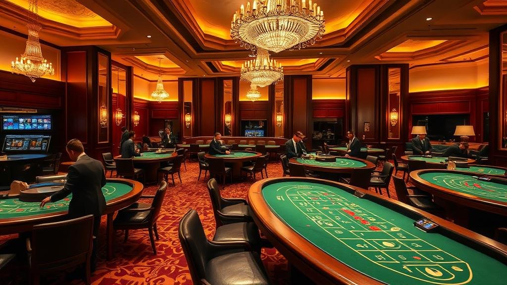 มือถือชิปคาสิโนเหนือโต๊ะบาคาร่าพร้อมเค้ามังกร