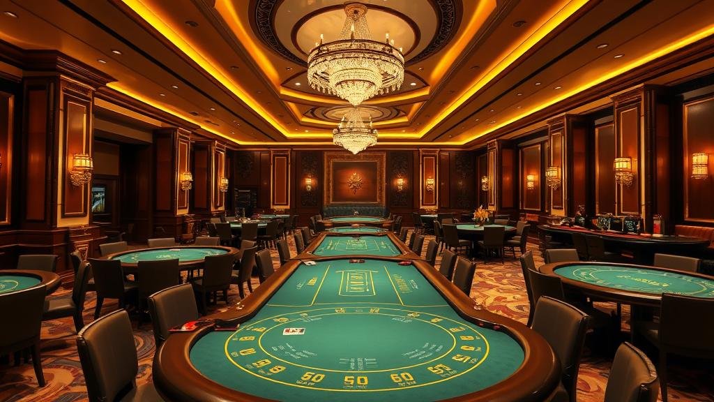 การวางเดิมพันบาคาร่าออนไลน์บนโต๊ะดิจิทัล