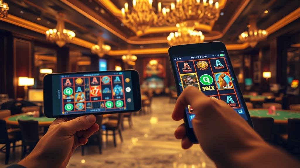 หน้าจอโบนัสสล็อต Android พร้อมตัวคูณ