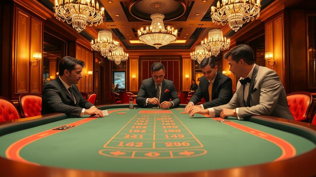 ดีลเลอร์บาคาร่ามืออาชีพกำลังสับไพ่