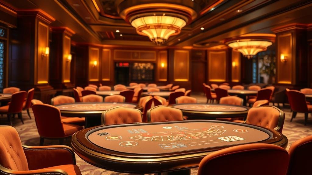 การเล่นบาคาร่าออนไลน์บนโต๊ะคาสิโนสด