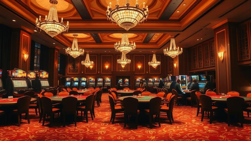 หน้าจอเกมสล็อตออนไลน์ที่น่าตื่นเต้น พร้อมสัญลักษณ์โบนัสและฟรีสปิน