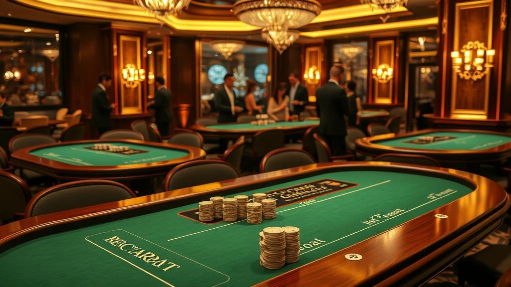 แสดงผลการอ่านเค้าไพ่ปิงปองบาคาร่าบนหน้าจอ