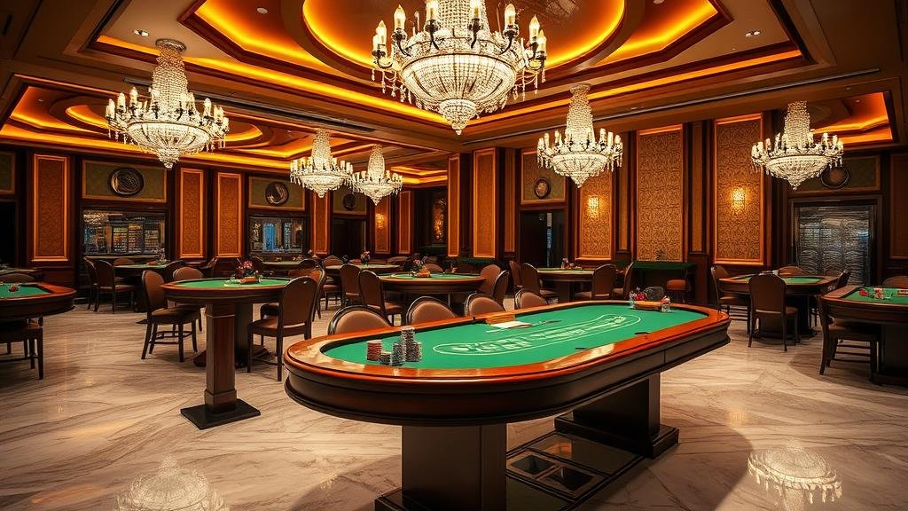 มือผู้เล่นกำลังวางเดิมพันบาคาร่าพร้อมชิป