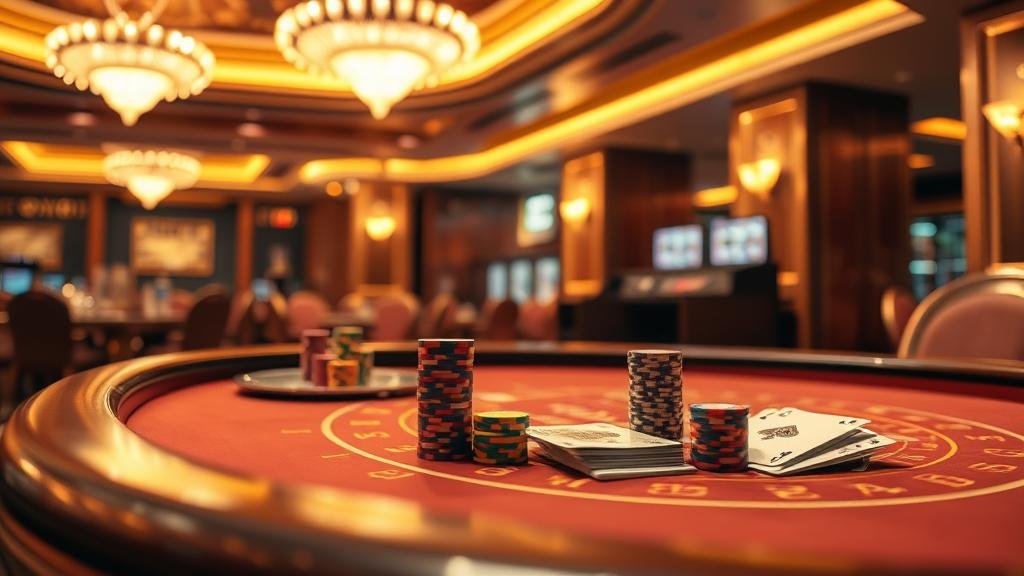 มือถือชิปคาสิโนพร้อมสัญลักษณ์ความปลอดภัย