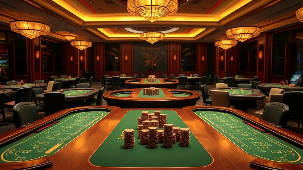 ดีลเลอร์บาคาร่ามืออาชีพในสตูดิโอคาสิโนสด