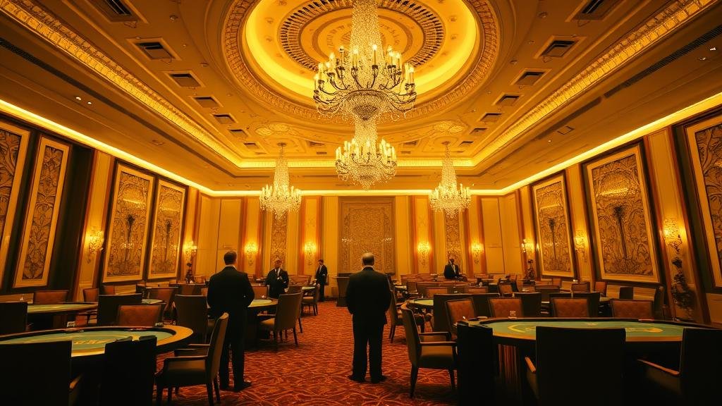 มือผู้เล่นกำลังถือชิปบาคาร่า