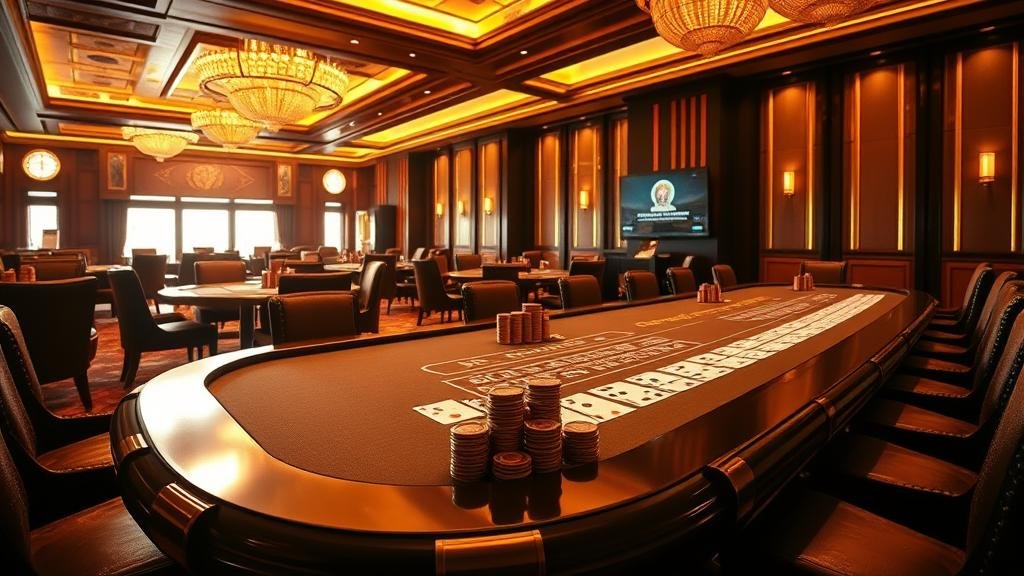 มือถือชิปคาสิโน พร้อมกระดาษจดบันทึกการเงิน