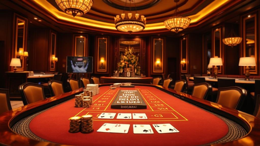 นักพนันมืออาชีพกำลังวิเคราะห์เค้าไพ่บาคาร่า