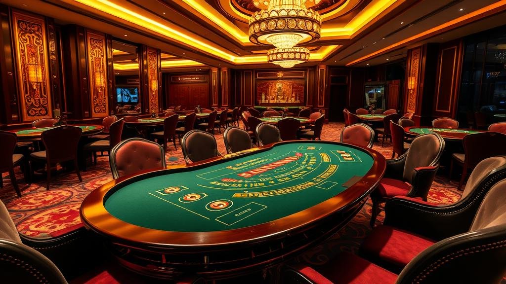 ดีลเลอร์สาวสวยจาก AE Casino ในบรรยากาศหรูหรา