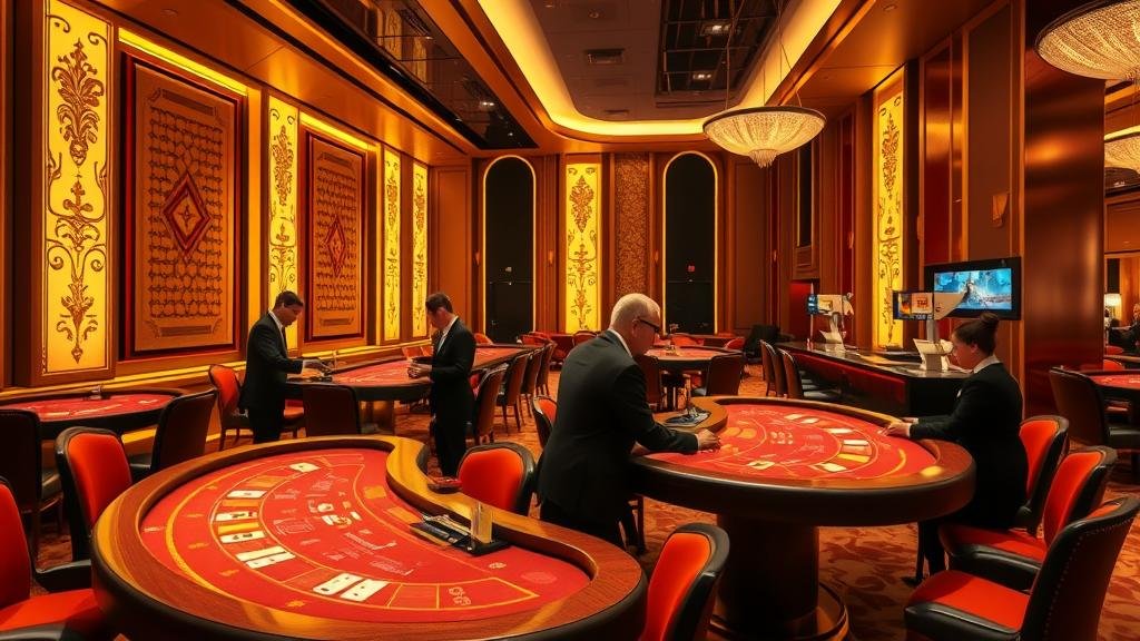 ภาพการวางชิปเดิมพันบาคาร่าด้วยความแม่นยำ