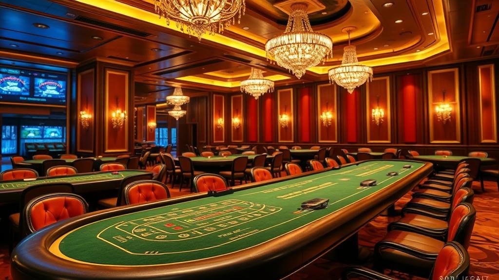 หน้าจอแสดงเค้าไพ่บาคาร่าบนแท็บเล็ต DG Casino