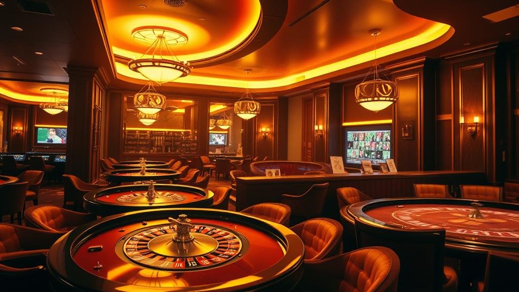 การเลือกเกมสล็อตบนแท็บเล็ตในบรรยากาศคาสิโนหรู