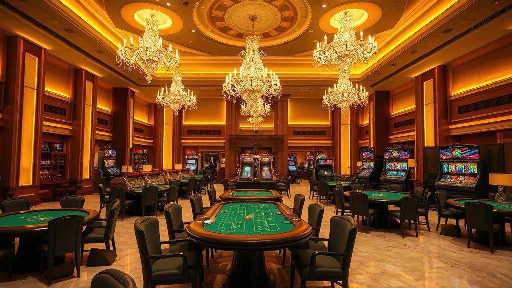 มือของผู้เล่นกำลังวางเดิมพันบนตู้สล็อต