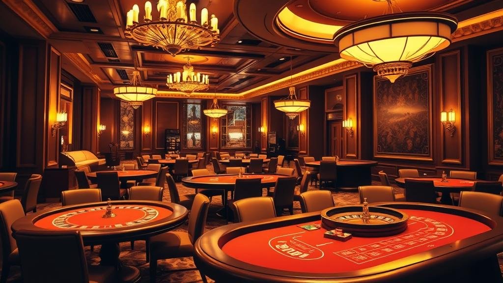 หน้าจอเกมสล็อตแสดงสัญลักษณ์ที่ชนะพร้อมแสงสี