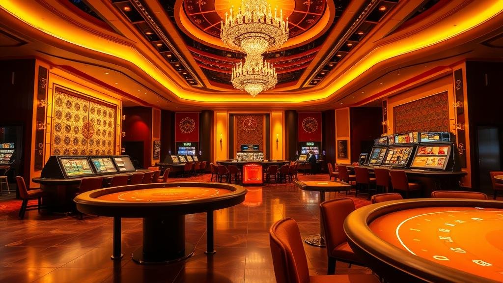 ภาพแสดงการตั้งค่าสล็อตบนแท็บเล็ต และกราฟิกเวลาแตกของเกม