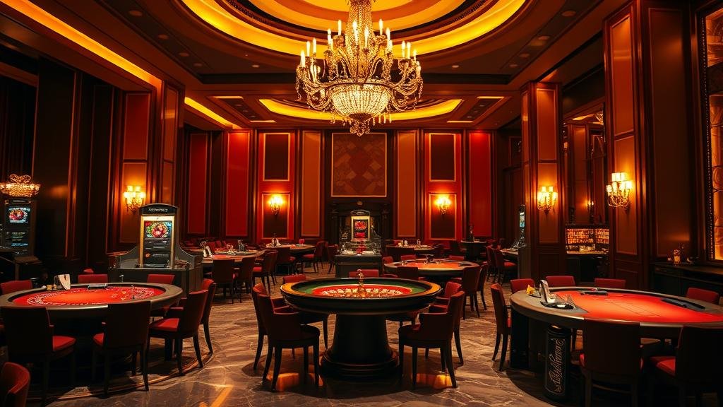 นักพนันฉลองชัยชนะในคาสิโนสุดหรู