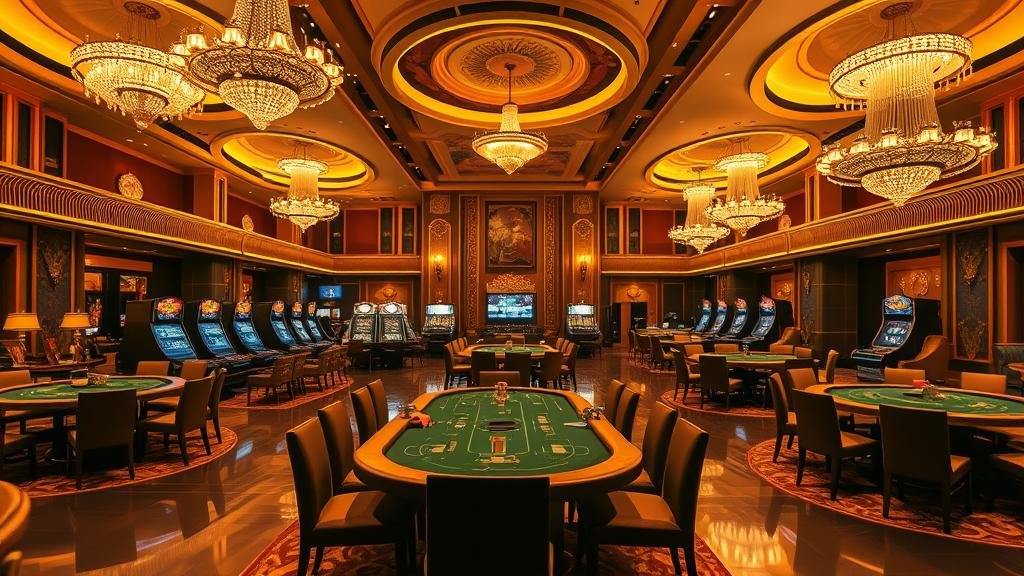 ผู้เล่นกำลังเล่นสล็อตบนแท็บเล็ต