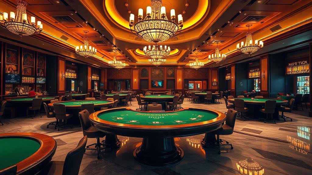 หน้าจอเดสก์ท็อปแสดงหน้าล็อบบี้เกมสล็อตออนไลน์