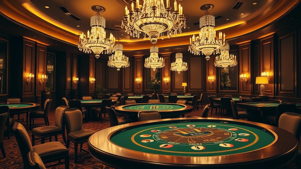 ดีลเลอร์สาวสวยในห้องบาคาร่าสุดหรู