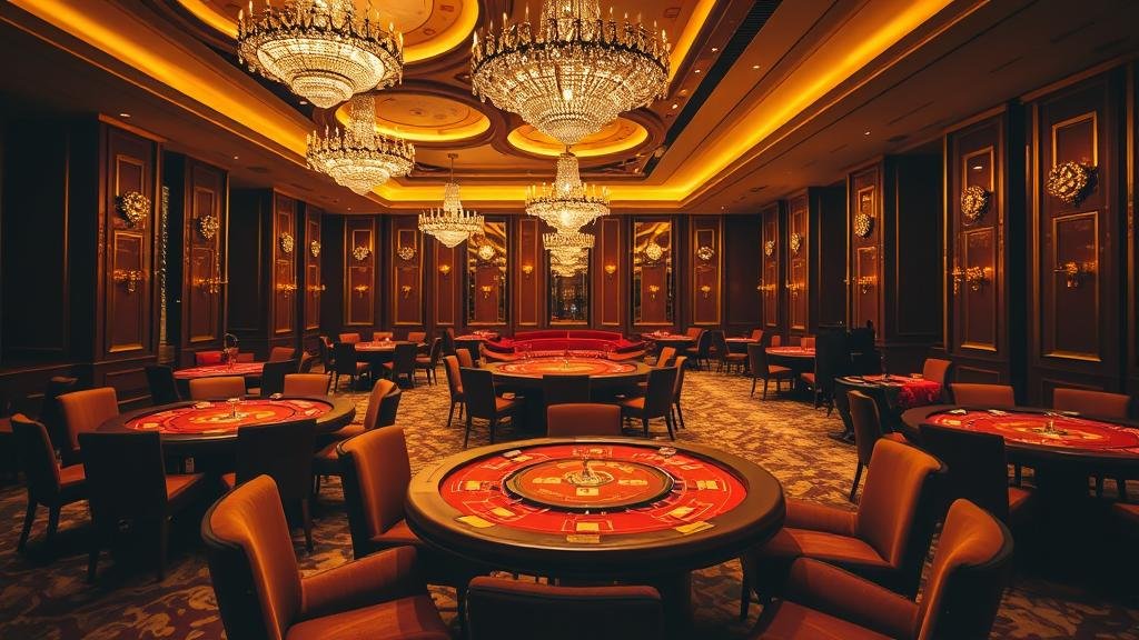 นักพนันมืออาชีพวางเดิมพันบาคาร่าด้วยแท็บเล็ต