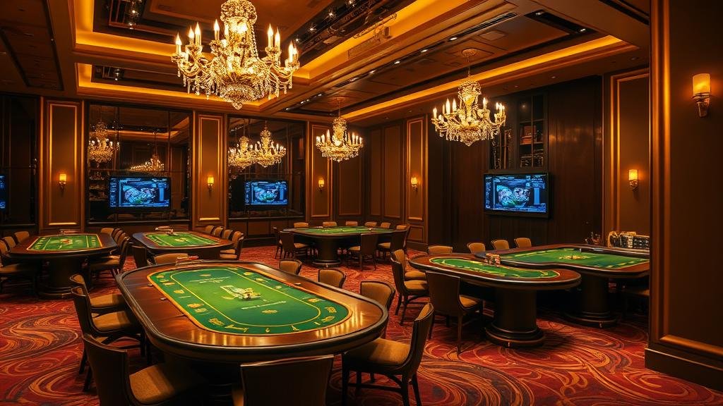 มือของผู้เล่นกำลังวางเดิมพันบนโต๊ะบาคาร่า