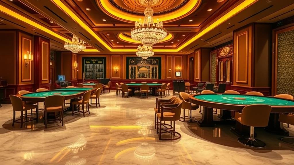 มือที่กำลังถือชิปคาสิโน แสดงถึงการบริหารจัดการเงินทุนในการเล่นบาคาร่า