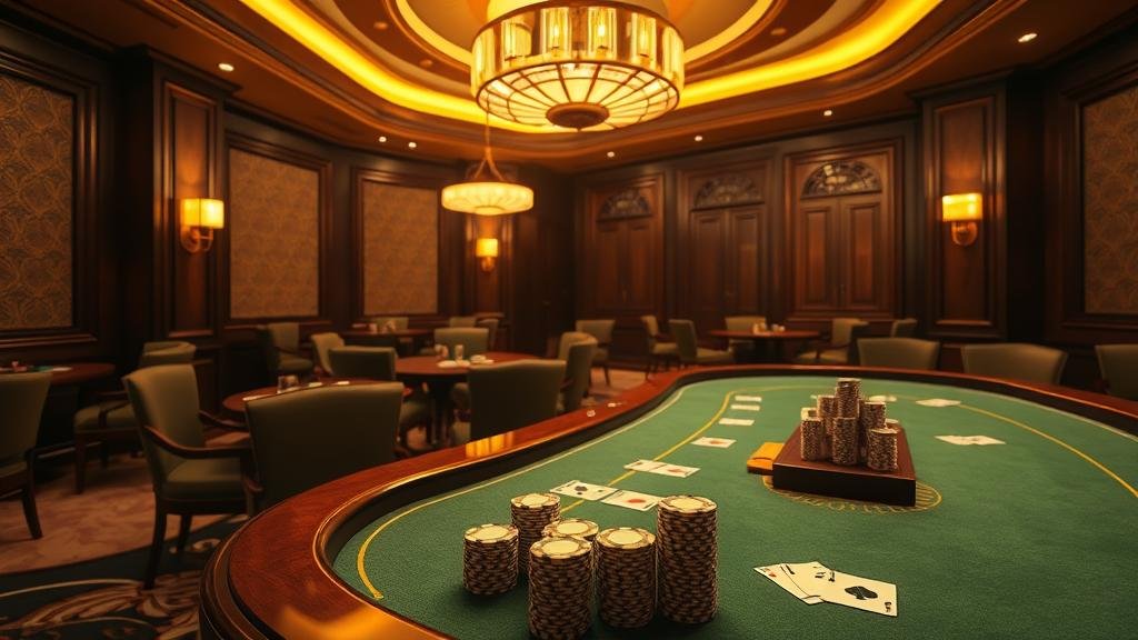 นักพนันฉลองชัยชนะอย่างสุขุมที่โต๊ะบาคาร่า