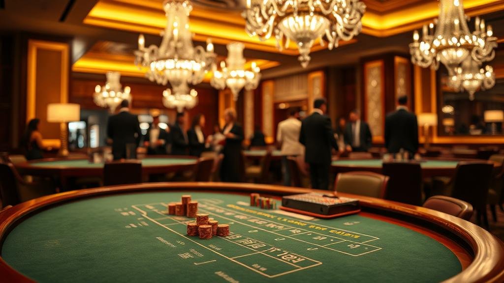 ดีลเลอร์บาคาร่ามืออาชีพกำลังสับไพ่