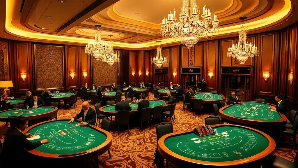 การเล่นบาคาร่าบนแท็บเล็ตพร้อมสถิติและชิปเดิมพัน