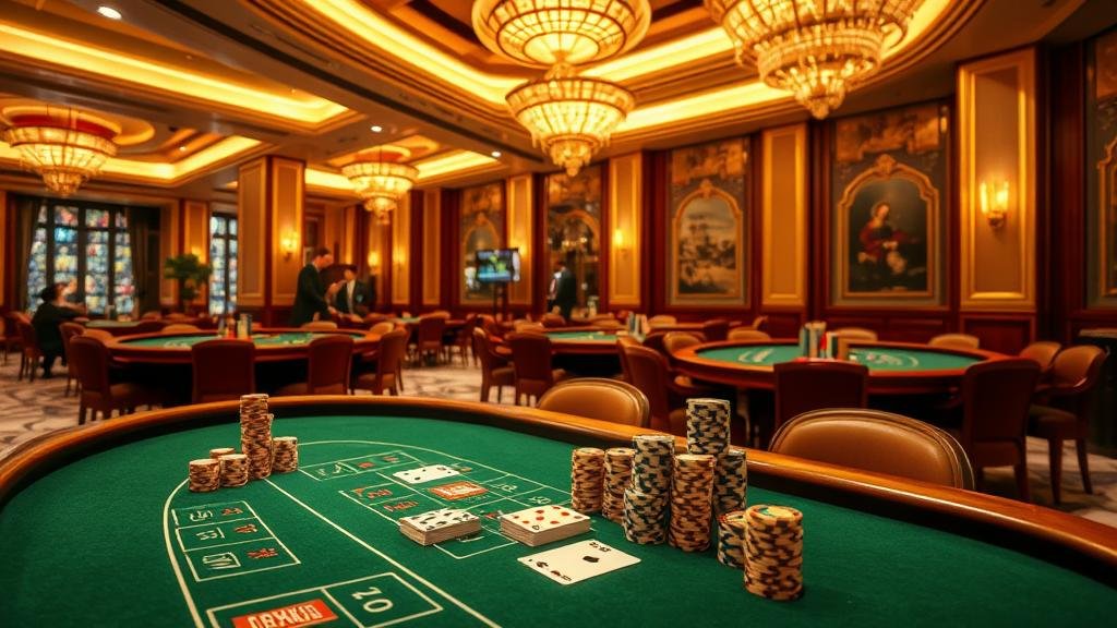 แผนภาพกลยุทธ์การวางเดิมพันบาคาร่าพร้อมการจัดการงบประมาณ