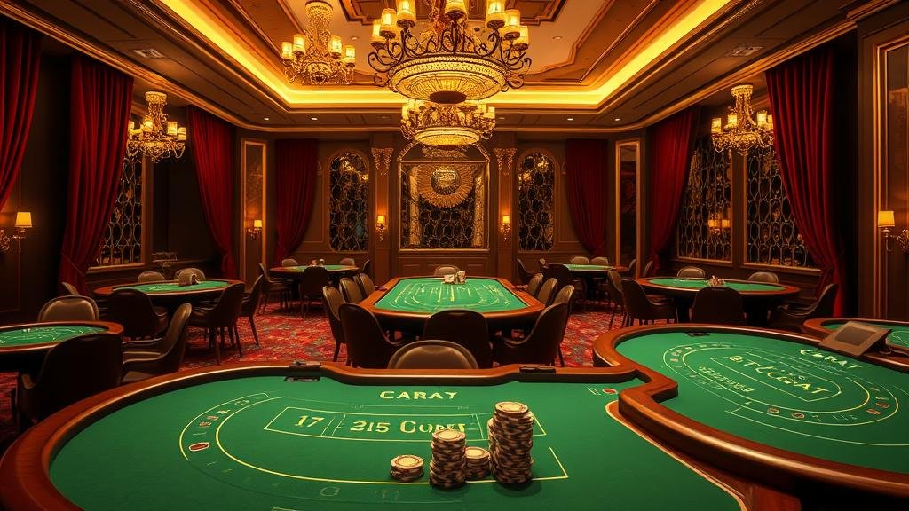 ดีลเลอร์มืออาชีพกำลังแจกไพ่บาคาร่าจากค่าย Dream Gaming