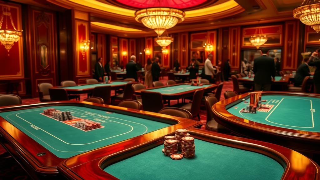 มือจัดเรียงชิปคาสิโน แสดงถึงการบริหารจัดการเงินทุน