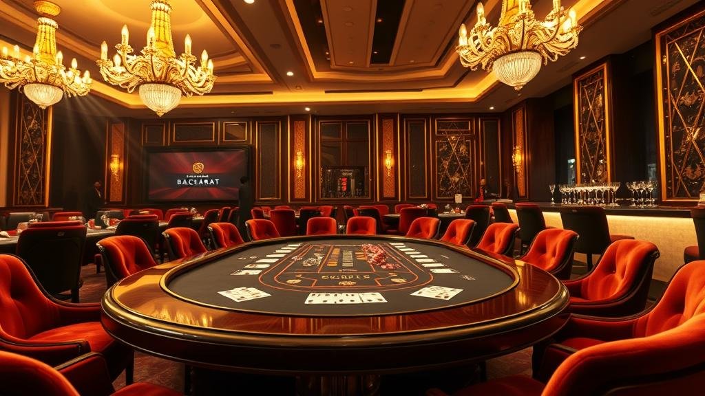 การวางชิปเดิมพันบนโต๊ะบาคาร่า แสดงถึงการบริหารเงิน